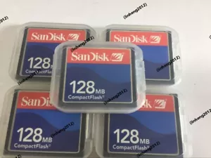 5PCS 128MB Sandisk Compact Flash Card 128MB CF Memory card SDCFJ/SDCFB - Picture 1 of 3