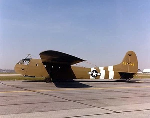 Waco Hadrian Troop/Cargo MIlitary Glider Aircraft Desk Wood Model Free Shipping - Picture 1 of 1