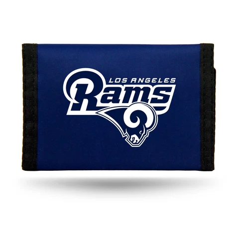 Los Angeles Rams Nylon Trifold Wallet Cover