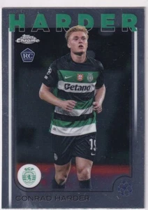 Topps Champions League Chrome 2025 No. 177 Conrad Harder Rookie - Picture 1 of 2