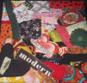 ECLECTIC STYLE KITCHEN COTTON HOT PAD LARGE SIZE HANDMADE   HEARTS GIFT - Picture 1 of 6