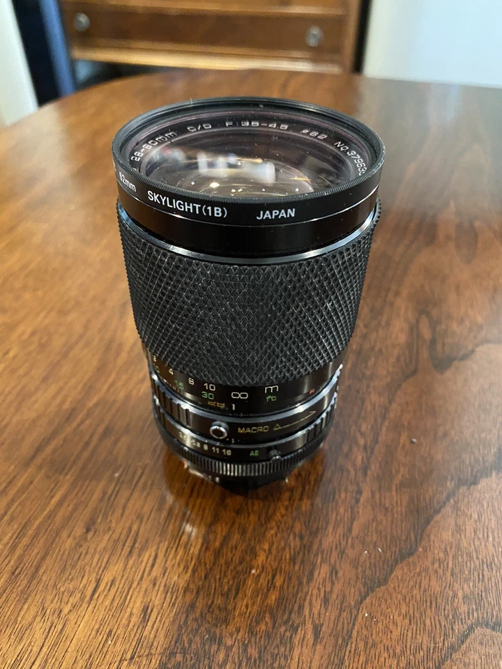 Soligor Zoom Macro 28-80 mm MC C/D F:3,5-4,5 diámetro 62 mm Japón Foto 1 de 1