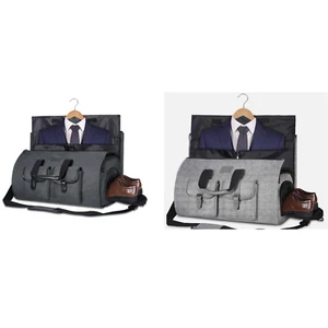 UNIQUEBELLA Traje de Viaje Portador Prendas Bolsa de Lona Fibra Grande Bolsa para Hombres con - Imagen 1 de 11