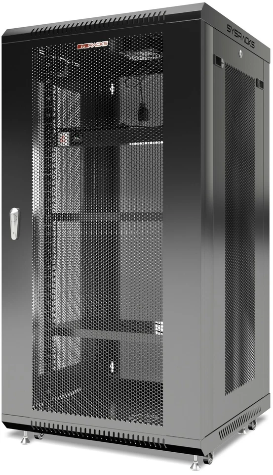 Server Rack 22U Wall Mount Cabinet Locking Networking Data Enclosure VENTED Door - Image 1 of 4