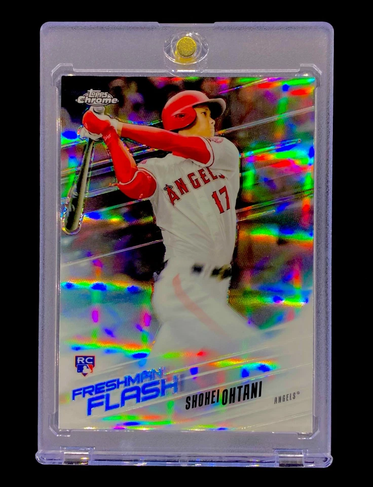 SHOHEI OHTANI ROOKIE REFRACTOR 2018 Topps Chrome SP Insert Holo RC - DODGERS - Image 1 of 4