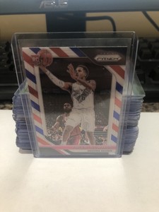 2018-19 Panini Prizm Vincent Edwards Red White Blue Rookie RC SP Rockets #14