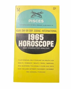 Pisces: 1965 Horoscope and Character Analysis - Day-By-Day Zodiac International - Picture 1 of 3