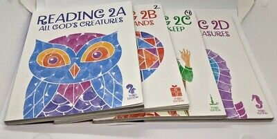 BJU Press Reading 2A- 2D Student Text (Set Of 4 Books, 3rd Edition) *Read* • 23.39$