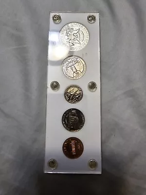 1970-S U.S.  Proof Set w/40% Silver Kennedy 5 Coins in OGP - Image 1 of 2