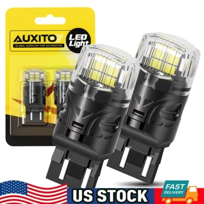 AUXITO 7443 7440 LED Backup Reverse Light Bulbs 6500K Super Bright White Canbus - Image 1 of 4