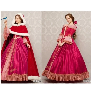 Disney La Bella y la Bestia Bella Rosa Disfraz Capa y Vestido Secreto Miel Japón Foto 1 de 4