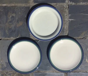 2x Chop Plate 1x Deep Platter Pfaltzgraff Ocean Breeze 13" Round Blue Green Teal - Picture 1 of 10