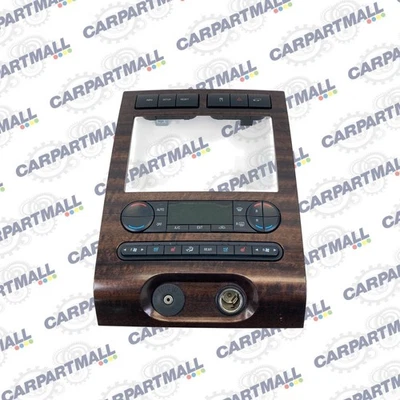 07-14 FORD EXPEDITION AUDIO AC CLIMATE CONTROL SWITCH PANEL & RADIO BEZEL OEM Foto 1 de 4
