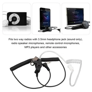 Walkie Talkie Ohrhörer 3 5 Mm 2-Wege-Radio-Headset Für Walkie Talkie Hand M URS - Zdjęcie 1 z 22