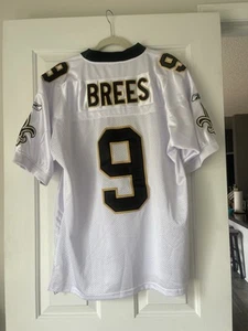 Reebok Drew Brees New Orleans Saints Jersey Size 48 NFL Football Top - Picture 1 of 3
