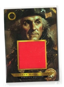 2025 Pieces of the Past Pirates Edition George Washington JUMBO SWATCH RELIC b - Picture 1 of 1