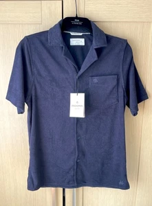 Brand New Tag Craghoppers French Terry Navy Blue Short Sleeve Shirt Size S EU48 - Picture 1 of 18