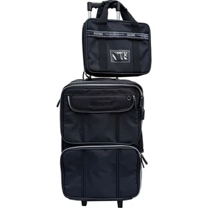 Koffer Set Stoffkoffer Rollen Trolley Koffer Reisekoffer Tasche Reisetasche - Bild 1 von 12