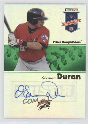 2008 TRISTAR PROjections Green Reflectives /50 German Duran #286 Rookie Auto RC - Image 1 of 2