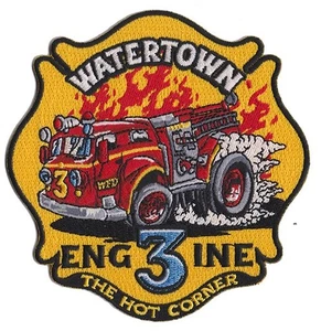 Watertown, MA Engine 3 The Hot Corner / Fire Patch New - Picture 1 of 1
