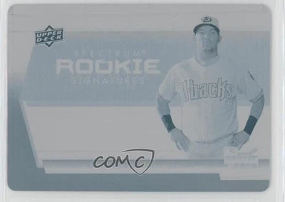 2008 Spectrum Printing Plate Cyan 1/1 Emilio Bonifacio #114 Rookie Auto RC 0e5m - Image 1 of 3