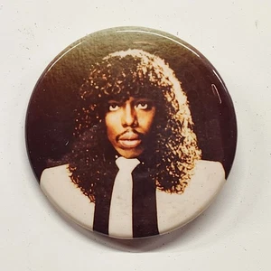RARE! NICE! VINTAGE "RICK JAMES" PINBACK BUTTON DETROIT RETRO 313 - Picture 1 of 2