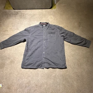 Harley-Davidson Herren gesteppt kariert Thinsulate grau Hemd Jacke Größe 2XL EUC - Bild 1 von 11