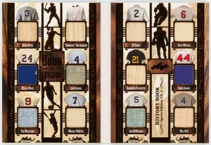 2025 Leaf History Book Legends Booklet 06/12 Game-Used Ruth, Mantle, Clemente + - Picture 1 of 2