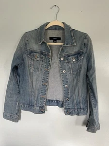 Chaqueta vaquera GAP Y2K otoño verano capas talla S Britpop cultura ropa de calle - Imagen 1 de 5