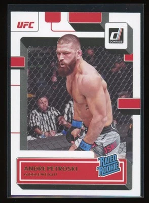 2023 Panini Donruss Andre Petroski RC Middleweight Rated Rookie - Image 1 of 2