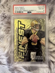 2024 Finest Drew Brees Mystery 1/1 Superfractor - Bild 1 von 2