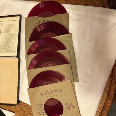 Arturo Toscanini-Tchaikovsky Pathétique Symphony 45 RPM Vinyl Record Set - RARE! - Image 1 of 4