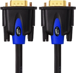 VGA Cable, VGA to VGA HD15 Monitor Cable for PC Laptop TV Projector-10Feet - Picture 1 of 12