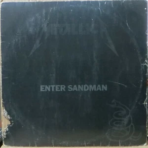 METALLICA 1991 “ENTER SANDMAN” UNIQUE PROMO EDITION! 12” SINGLE LP BRAZIL - Picture 1 of 4
