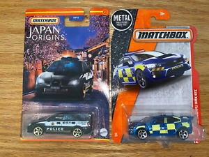 MATCHBOX.  Subaru  1 - Impreza 1 - WRX STI Police  Lot of two.