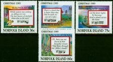 Norfolk Island 1989 Christmas Set of 4 SG470-473 V.F MNH