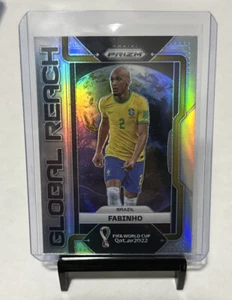 2022 Panini Prizm FIFA World Cup Qatar Fabinho #14 Brazil GLOBAL REACH SILVER - Picture 1 of 2