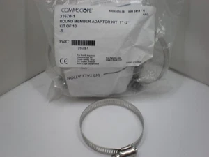COMMSCOPE 31670-1 ROUND MEMBER ADAPTOR HOSE CLAMP 1"-2 - QTY of 10 - Picture 1 of 3