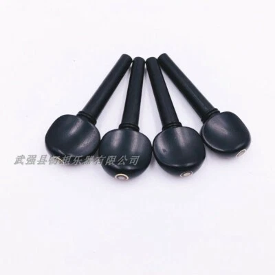 4/4 cello Fittings 20pcs (5 Sets) Natural Ebony pegs #6996,cello part - Image 1 of 4