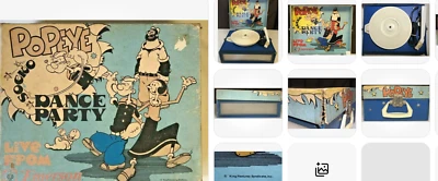 Popeye The Sailer Dance Party Record Player - Image 1 of 4