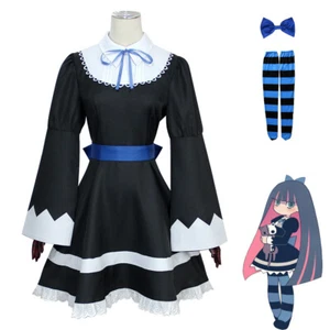 Panty and Stocking with Garterbelt Cosplay JK Maid Dress Halloween Suits Costume - Picture 1 of 6