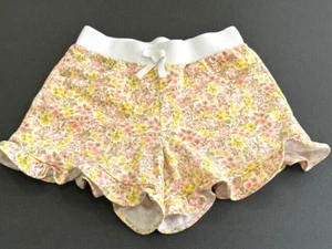 Janie and Jack Yellow Floral Ruffle Hem French Terry Short Size 6 years - Picture 1 of 7