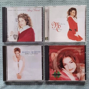 4 1990s Christmas CD Lot: Mariah Carey Gloria Estefan Amy Grant Martina McBride - Picture 1 of 7