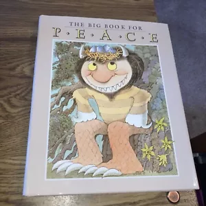 The Big Book For Peace 1990 HC DJ Cover Art by Maurice Sendak, Various Dutton - Picture 1 of 11