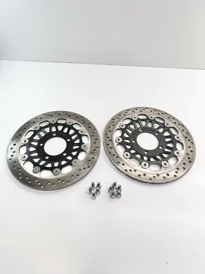 Комплект оригинальных дисков переднего тормоза ротора тройного Daytona 955i 2002-2005 Triumph Speed - Изображение 1 из 4