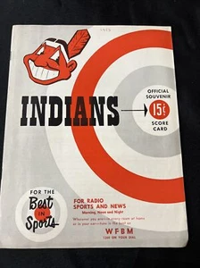 1953 INDIANAPOLIS INDIANS LOUISVILLE COLONELS MINOR LG BASEBALL PROGRAM - Picture 1 of 15