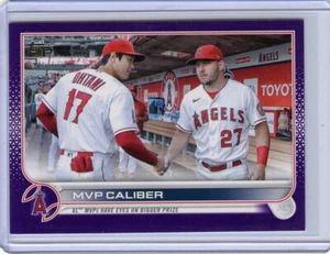 2022 Topps Update Meijer Purple Baseball Complete Your Set - Picture 1 of 1