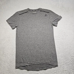 Reebok Sportshirt Erwachsene Small grau Kurzarm Rundhals Gym Training - Bild 1 von 12