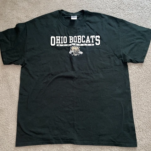 Mens NWOT Gildan Ohio Bobcats Athletics Short Sleeve T Shirt XL Nwot Cover
