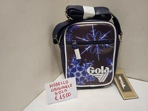 Borsa tracolla Piccola Nero e Blu disegni Fiocchi di Neve Gola - Imagen 1 de 1